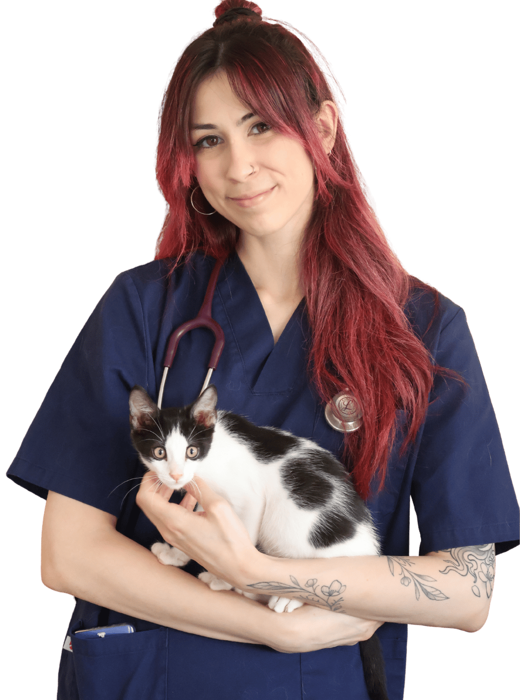 Elisa y un gato